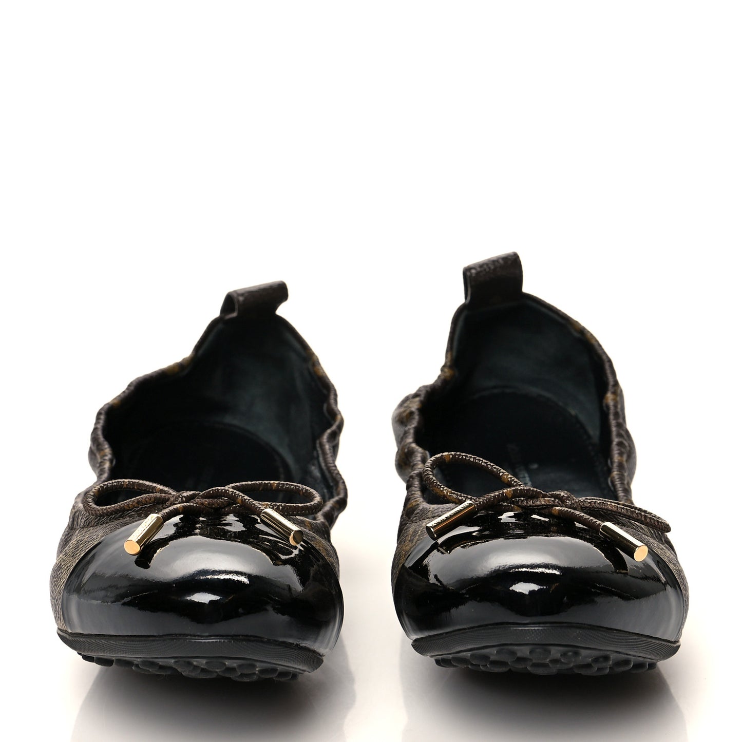 Monogram Flirty Ballerina Flats 40 Black