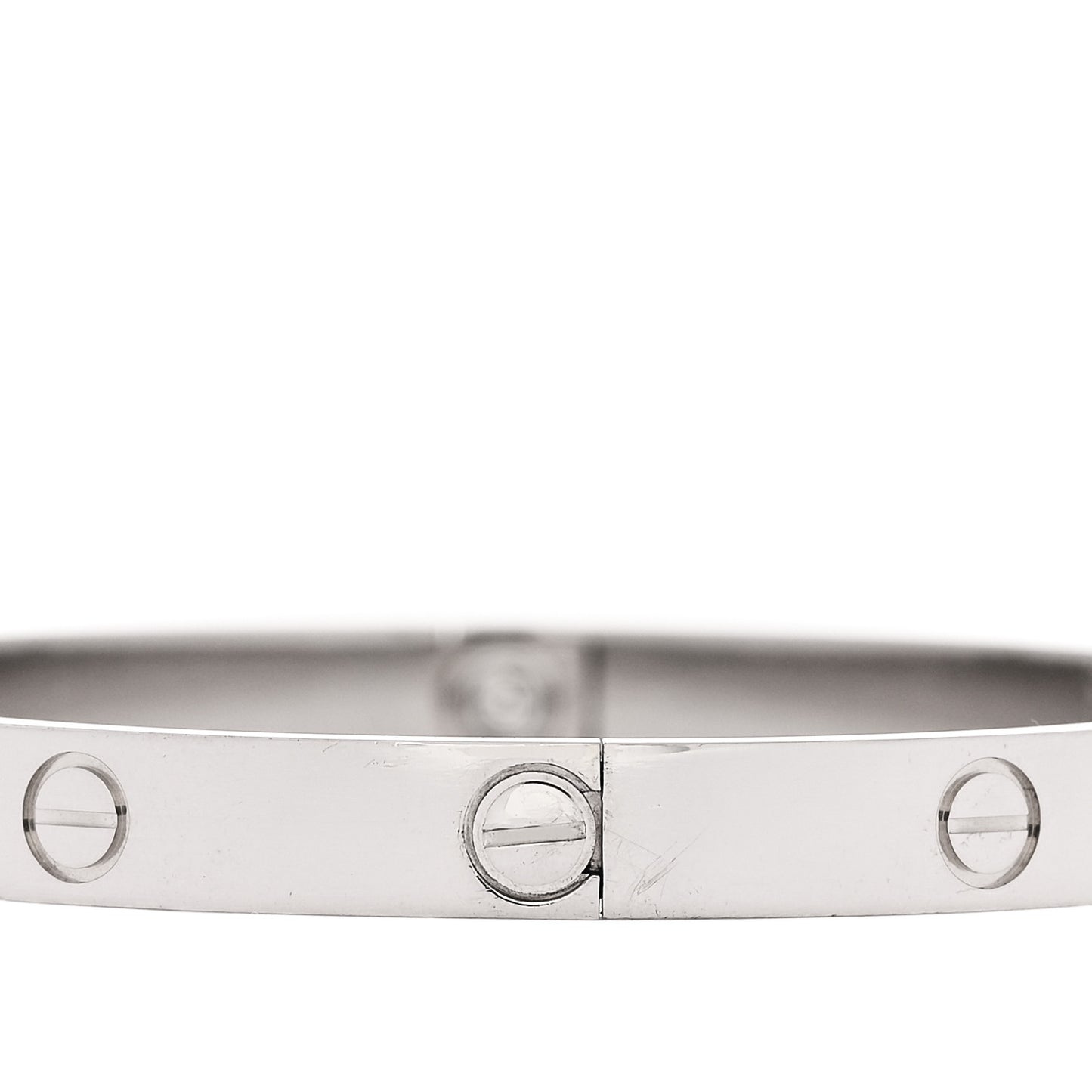 18K White Gold LOVE Bracelet 19