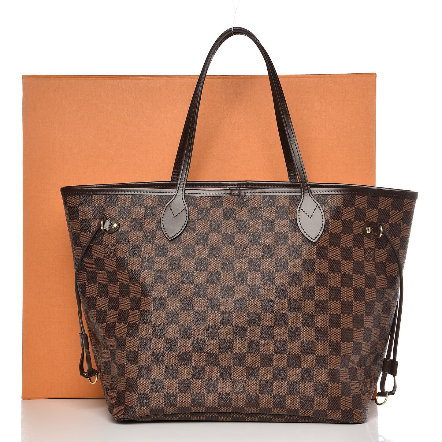 Damier Ebene Neo Neverfull MM Rose Ballerine