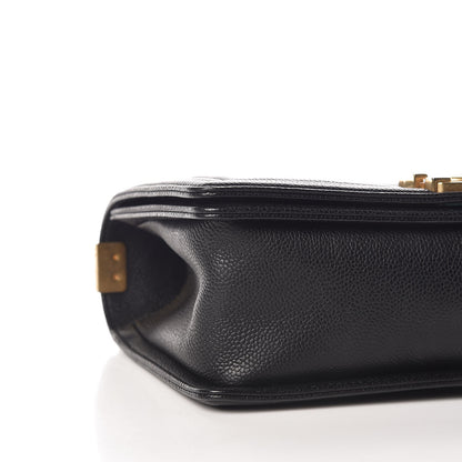 Chanel Caviar Quilted Medium Boy Flap Black 5 of 10