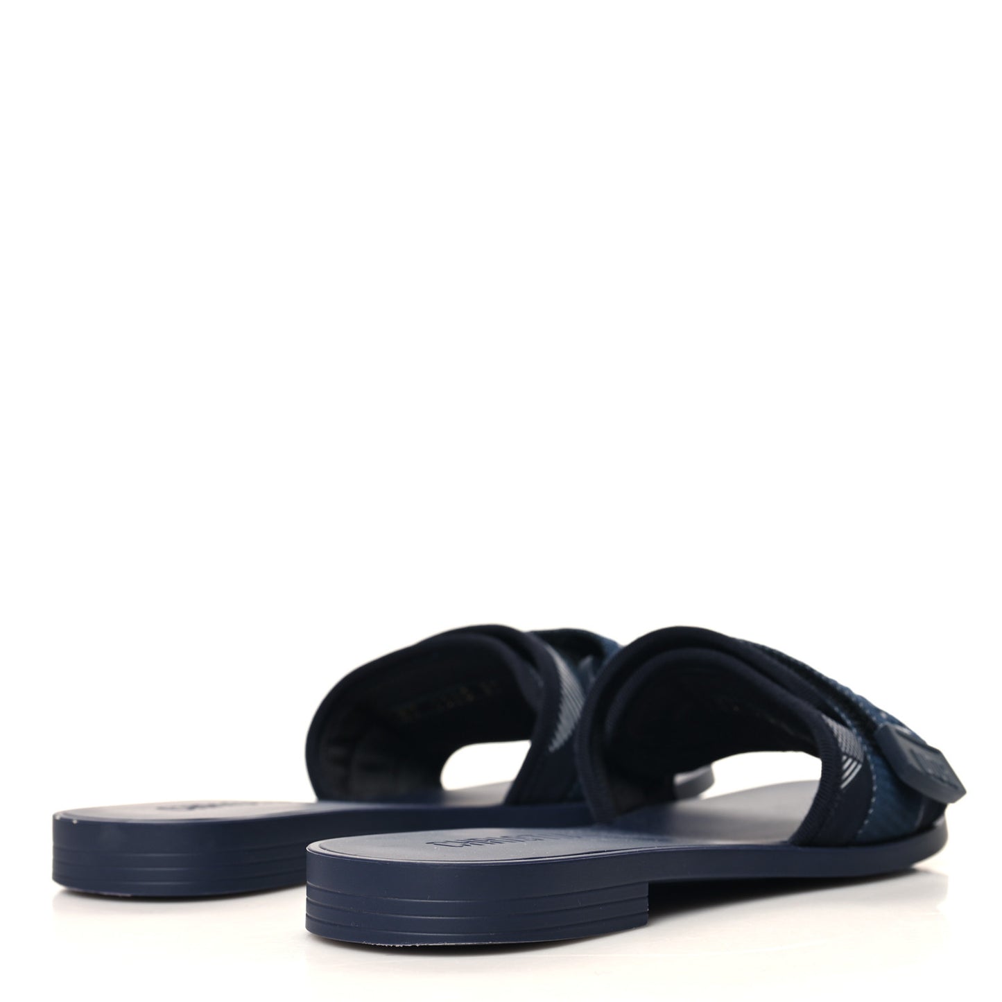 Technical Stretch Fabric Camouflage Dio(r)evolution Slide Sandals 37 Deep Blue