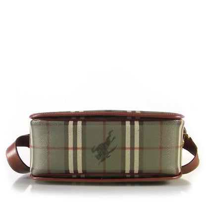 Burberry BURBERRYS Vintage Haymarket Check Shoulder Bag Green 5 of 8