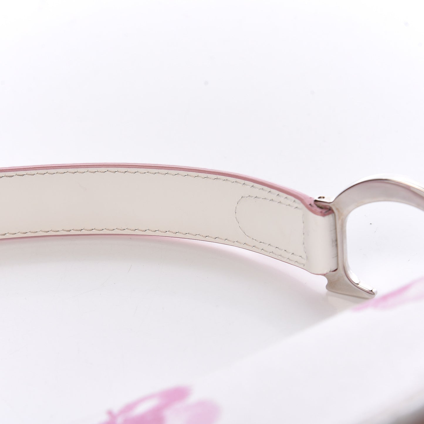 Monogram Floral Saddle Bag Pink