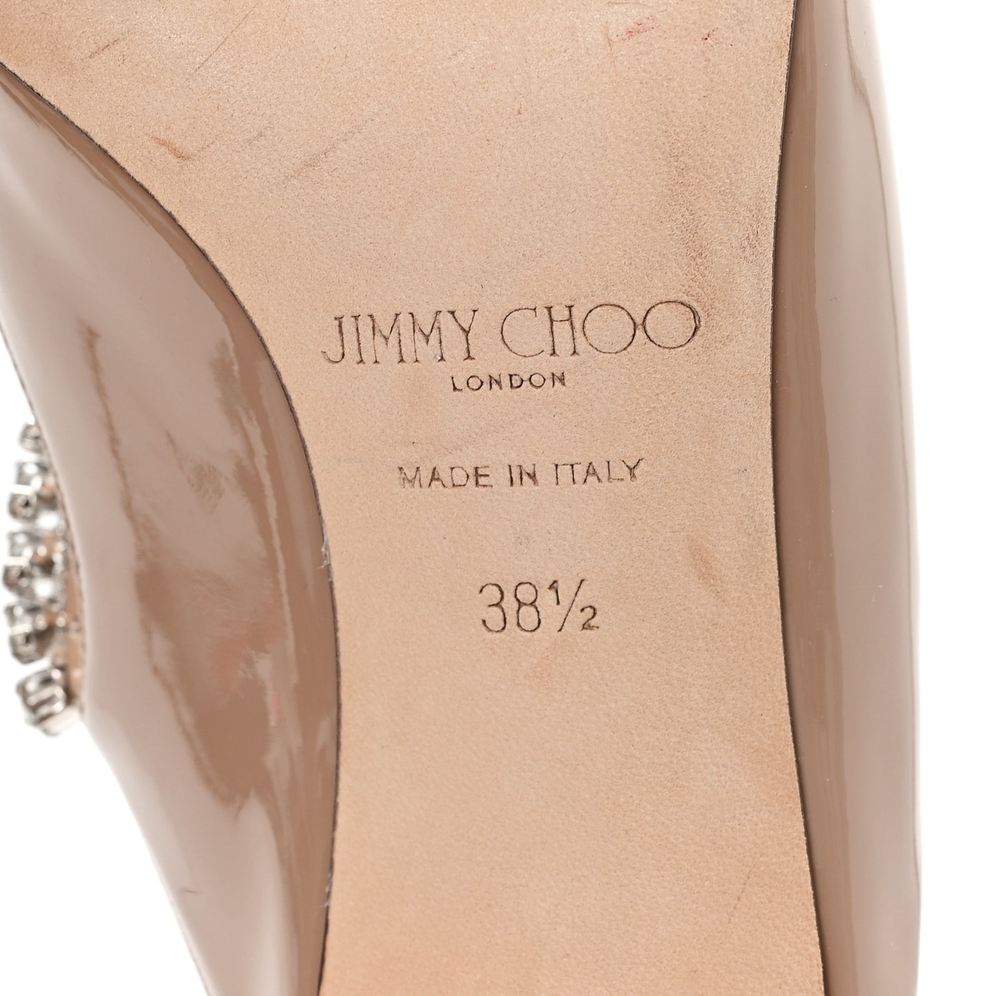 Patent Crystal Bing 65 Pumps 38.5 Ballet Pink