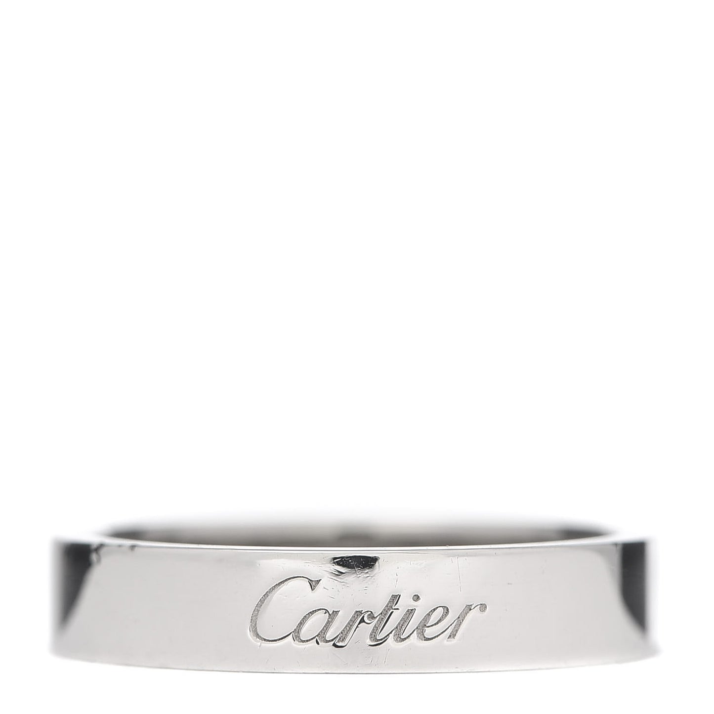 Platinum 3mm C De Wedding Band Ring 54 6.75