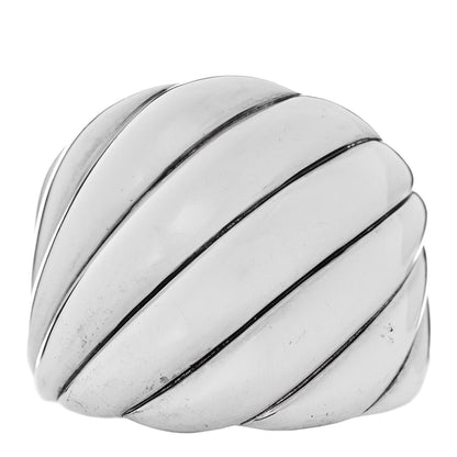 David Yurman Sterling Silver Sculpted Cable Ring 57 8 1 of 4