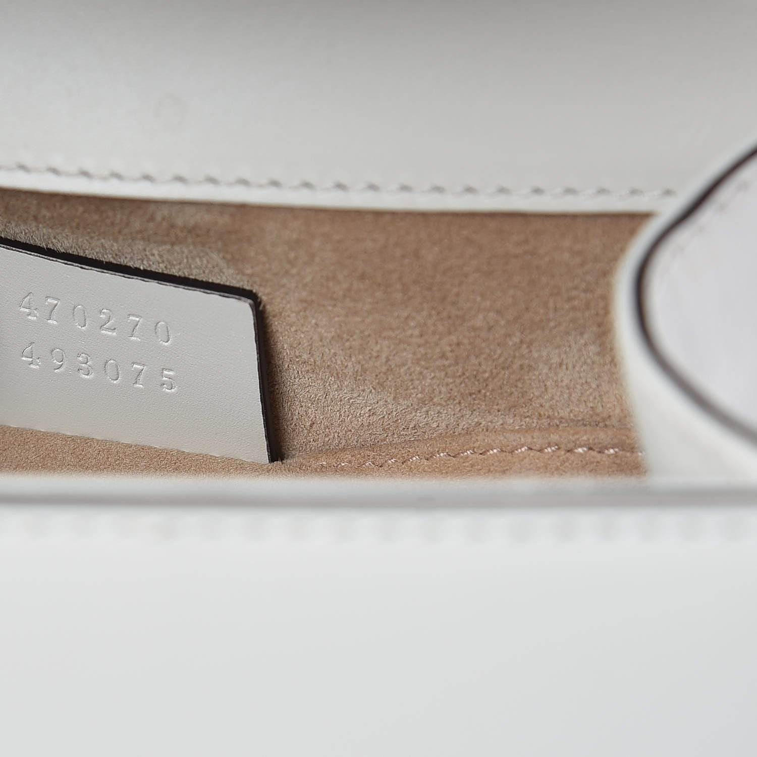 Gucci Calfskin Mini Sylvie Top Handle Bag White 10 of 14