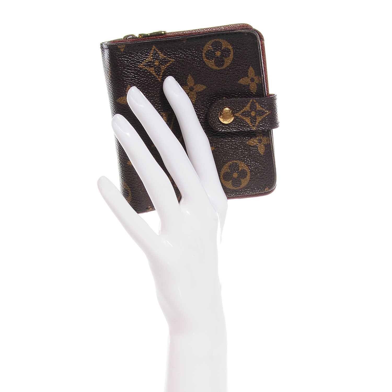 Louis Vuitton Monogram Compact Zippe Zipped Wallet 2 of 7