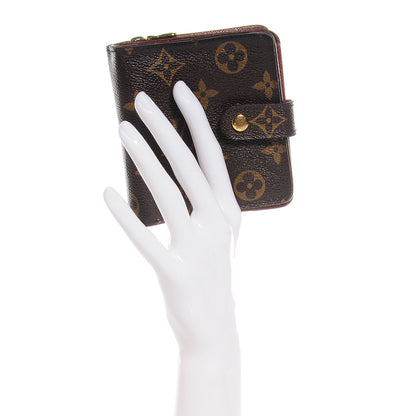 Louis Vuitton Monogram Compact Zippe Zipped Wallet 2 of 7