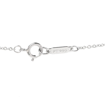 Tiffany Platinum Diamond Small Heart Pendant Necklace 4 of 6