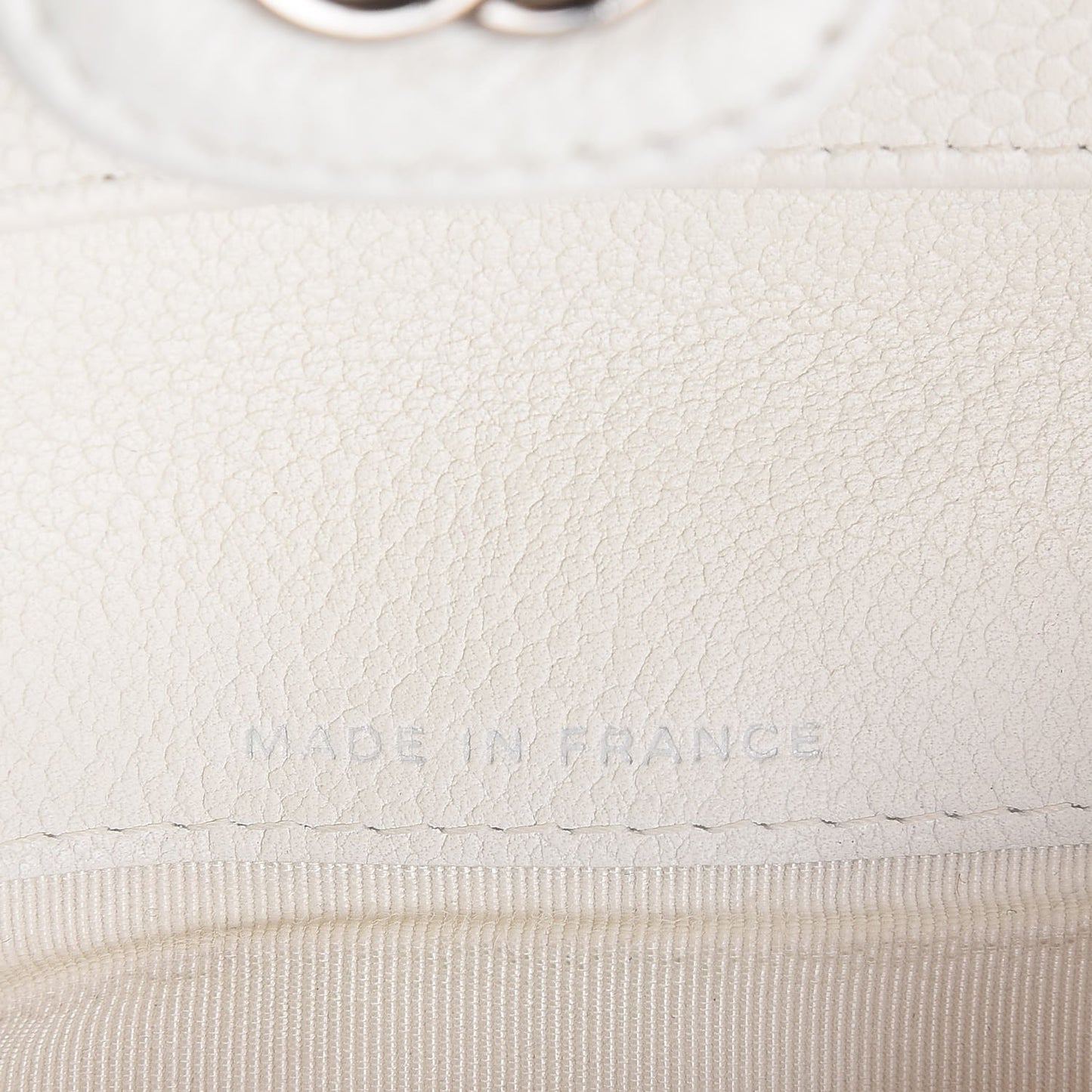 Caviar Quilted Large Flap Wallet White