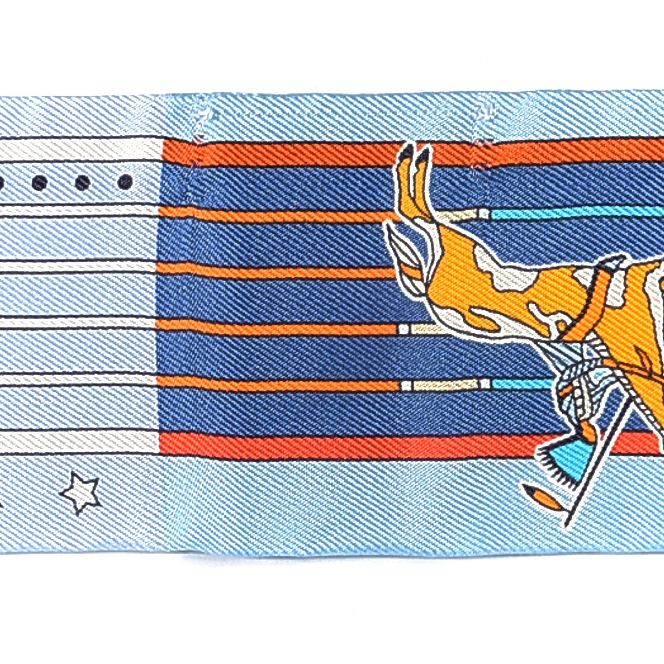 Silk Pani La Shar Pawnee Twilly Ciel Orange White