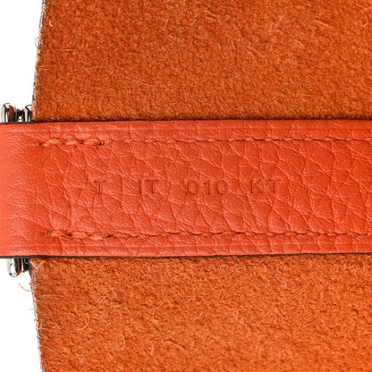 Hermes Taurillon Clemence Picotin Lock 26 GM Orange 7 of 10