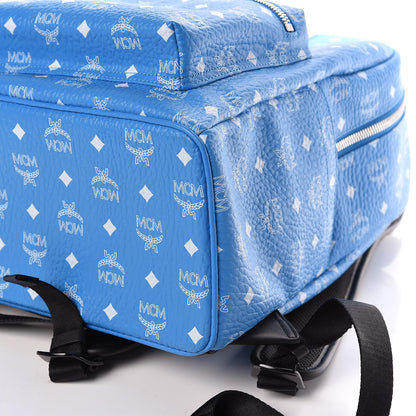 MCM Visetos Medium Stark Backpack Blue 8 of 8