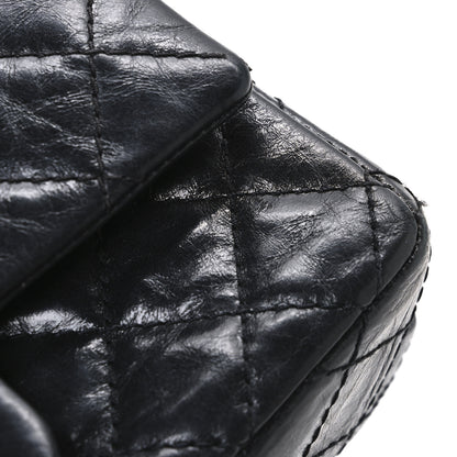 Chanel Aged Calfskin Quilted 2.55 Reissue Mini Flap So Black So Black 11 of 11