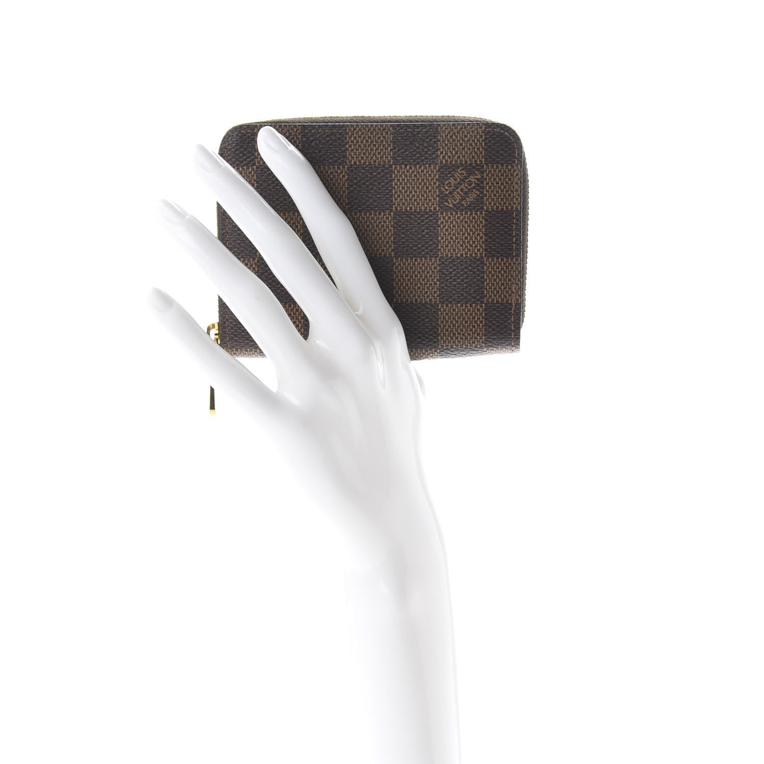 Louis Vuitton Damier Ebene Zippy Coin Purse 2 of 8