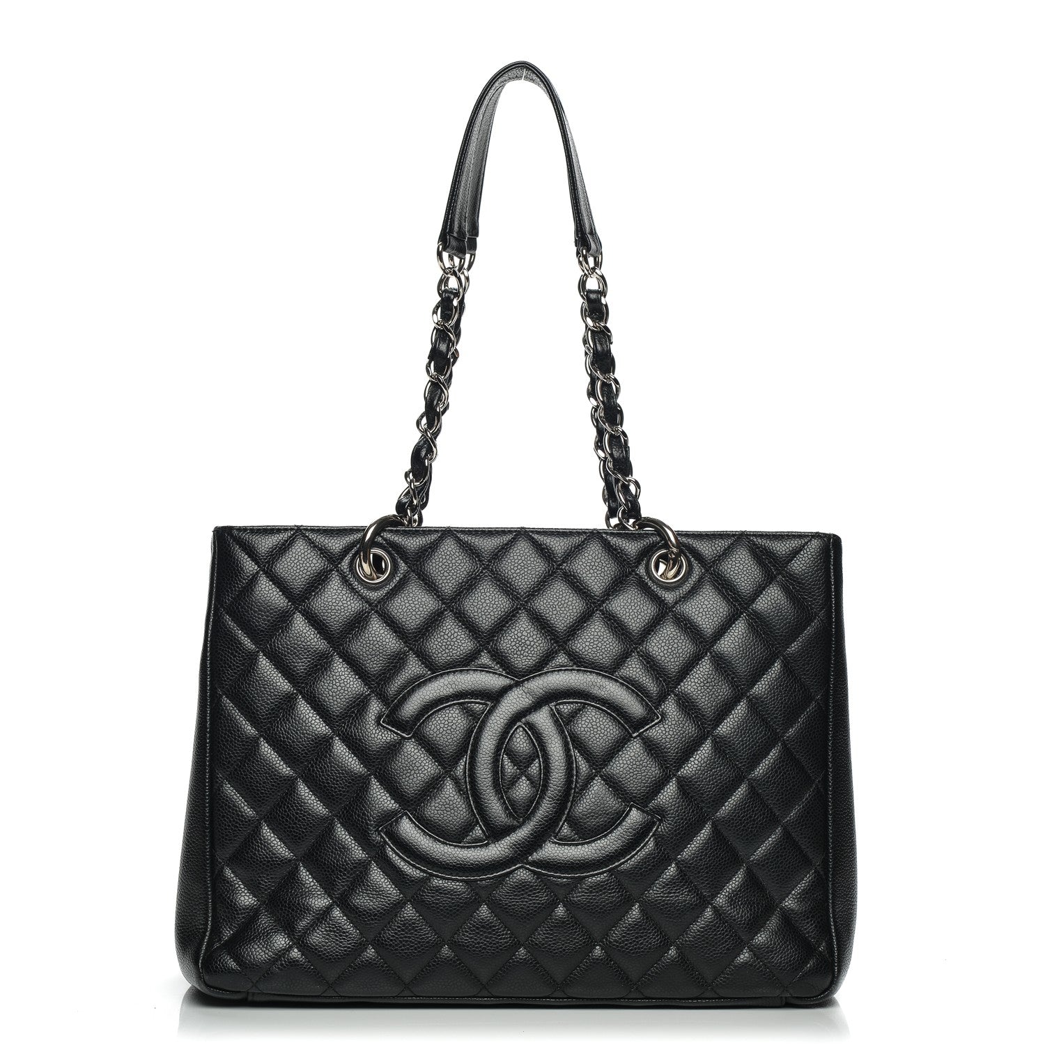 Chanel Caviar Quilted Grand Shopping Tote GST Black 1 of 10