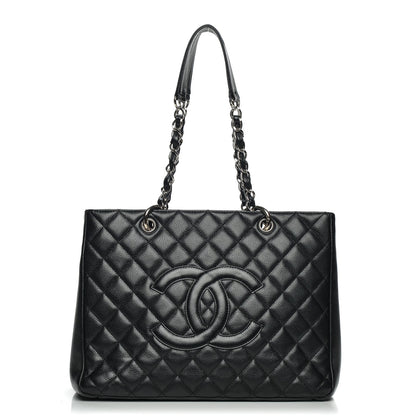 Chanel Caviar Quilted Grand Shopping Tote GST Black 1 of 10