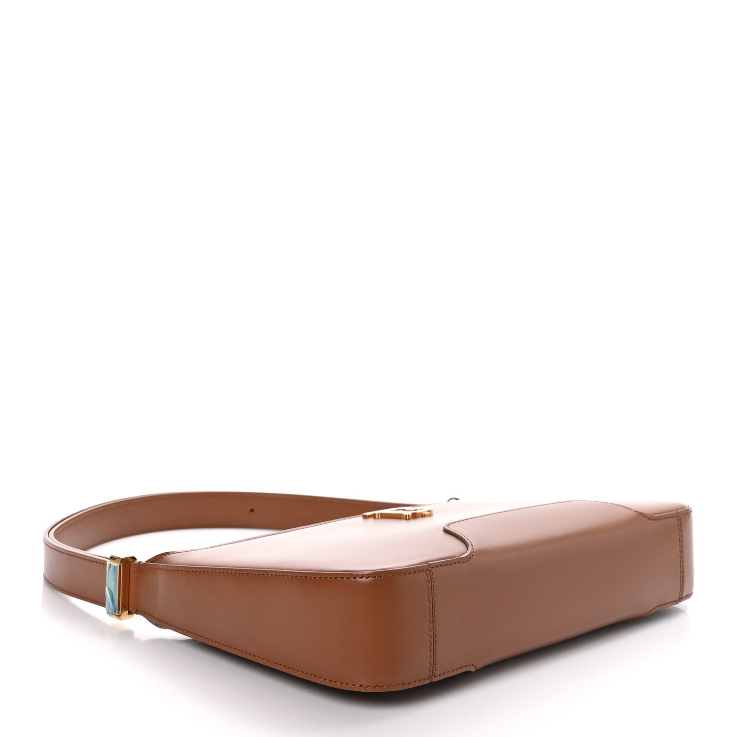 Burberry Smooth Calfskin TB Shoulder Bag Warm Tan 4 of 9