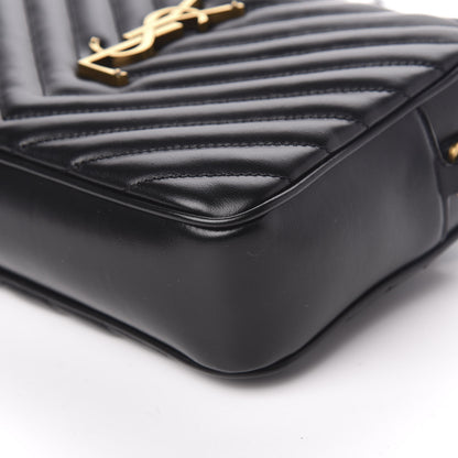 Saint Laurent Calfskin Matelasse Monogram Lou Camera Bag Black 9 of 10