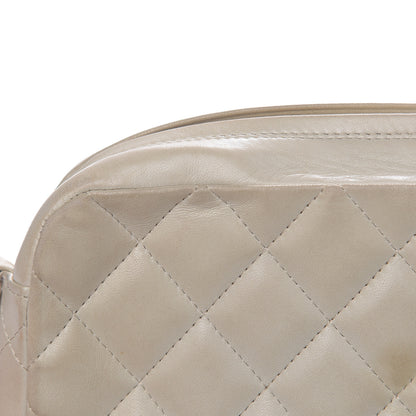 Chanel Lambskin Quilted Timeless Camera Case White 11 of 19