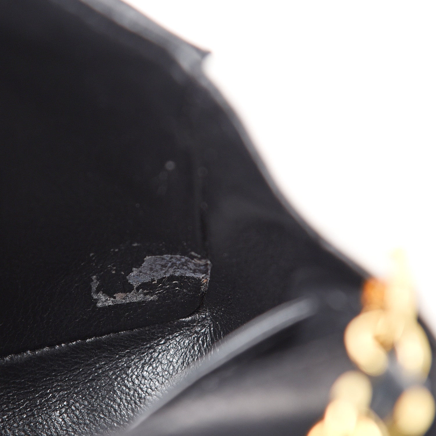 Chanel Lambskin Quilted Single Flap White Black 7 of 18