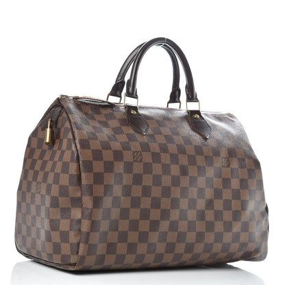 Louis Vuitton Damier Ebene Speedy 35 3 of 17