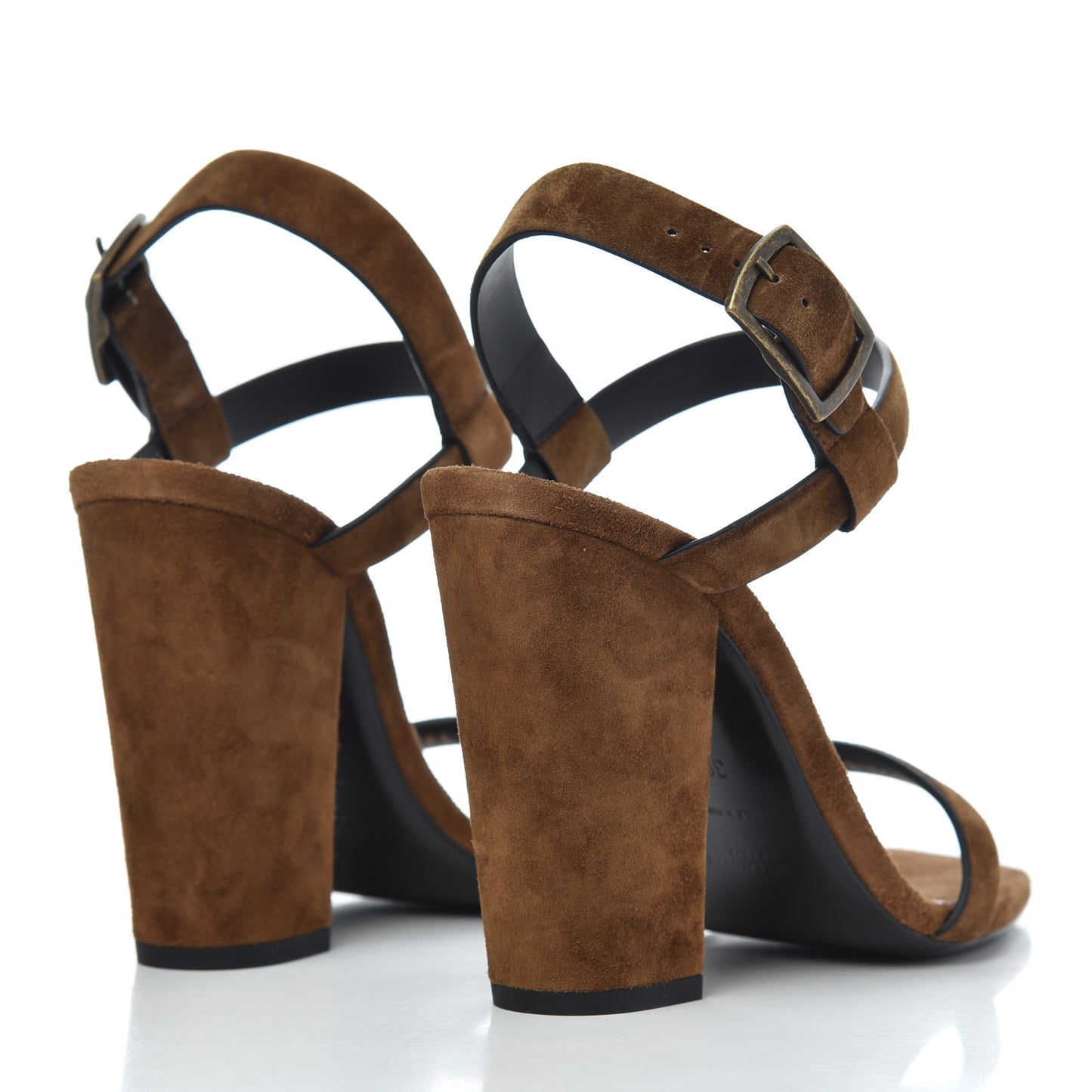 Suede Oak 100 Ankle Strap Sandals 39 Land