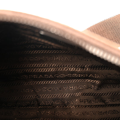 Prada Tessuto Nylon Saffiano Re-Edition 2005 Shoulder Bag Cacao 5 of 12