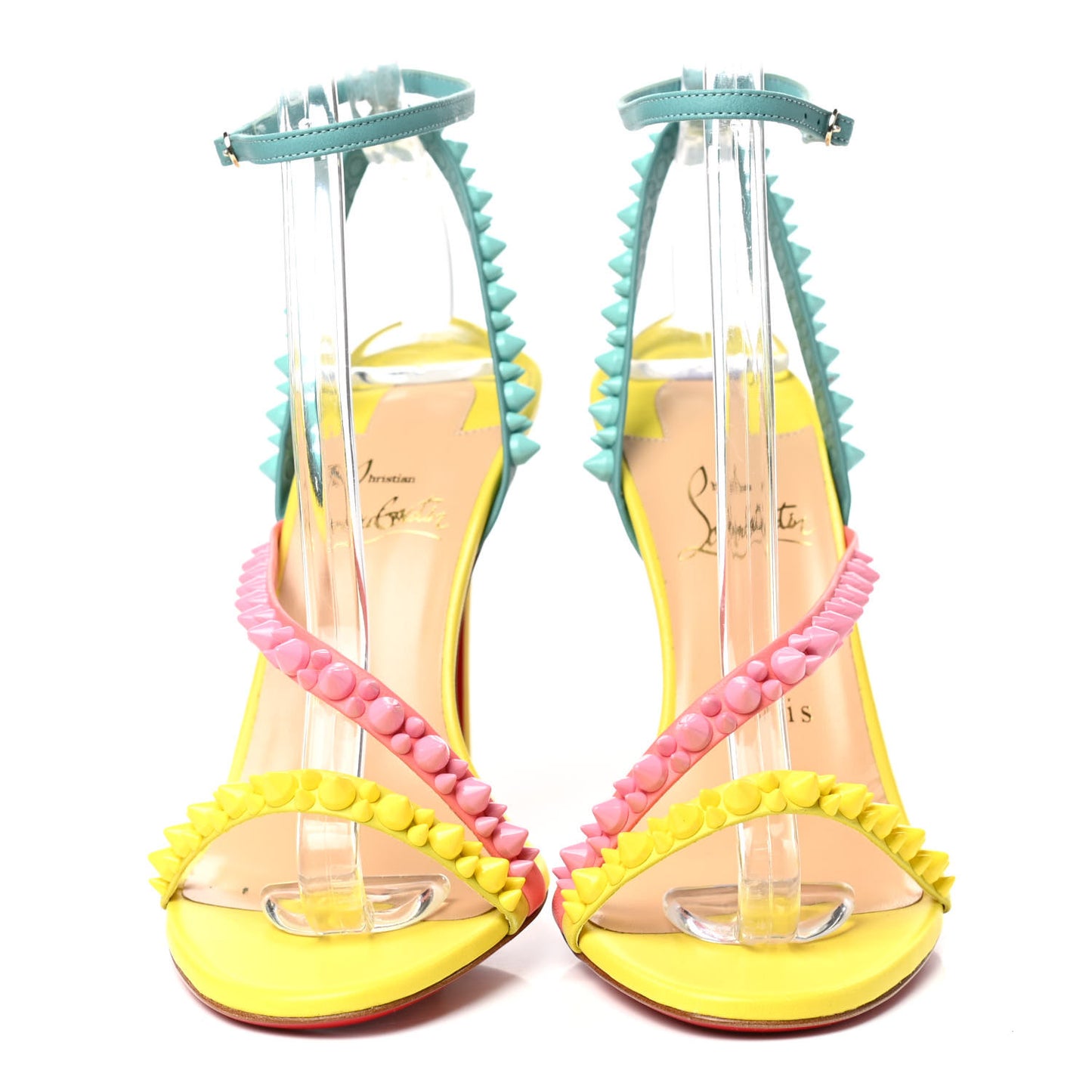 Nappa Spikes Mafaldina 100 Sandals 38.5 Version Multi