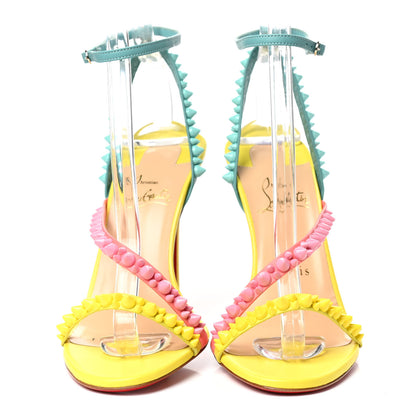 Christian Louboutin Nappa Spikes Mafaldina 100 Sandals 38.5 Version Multi 2 of 8