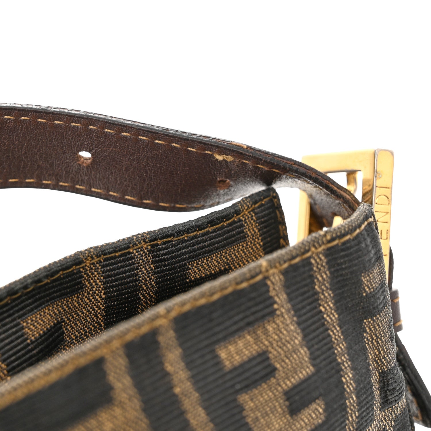 Fendi Zucca Shoulder Bag Tobacco 12 of 12