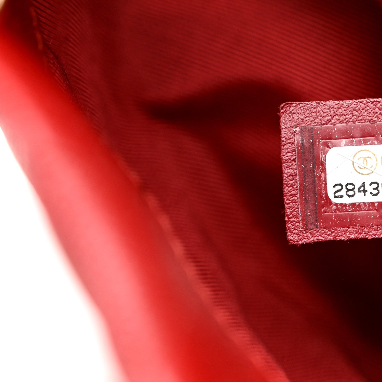 Chanel Caviar Quilted Rolled Up Bucket Drawstring Bag Red 7 of 10