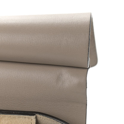 Chloe Calfskin Suede Medium Faye Shoulder Bag Motty Grey 9 of 11