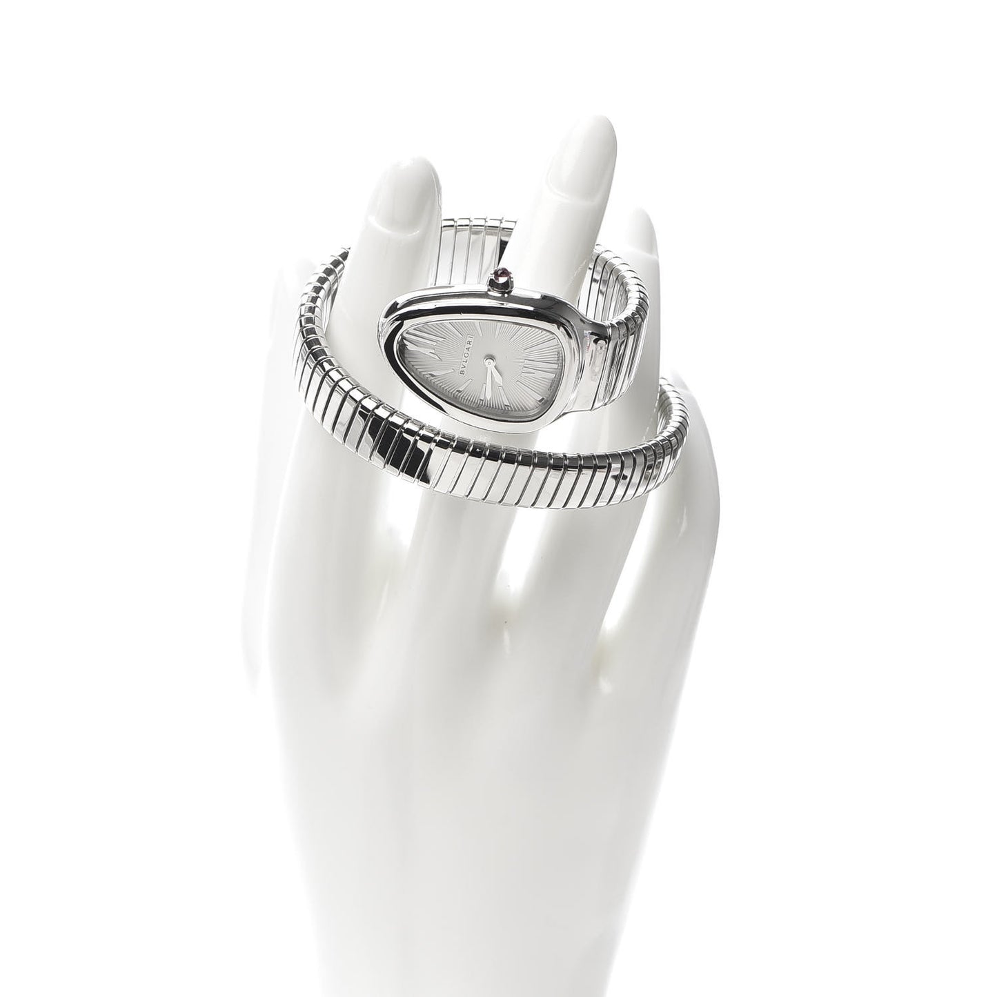 Stainless Steel 35mm Serpenti Tubogas Quartz Watch