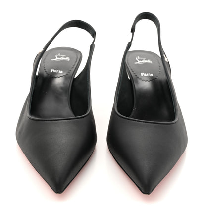 Christian Louboutin Nappa Sporty Kate Slingback 55 Pumps 40.5 Black 3 of 12