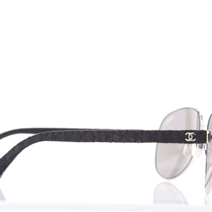 Chanel Pilot Quilting Sunglasses 4207 Silver 7 of 9