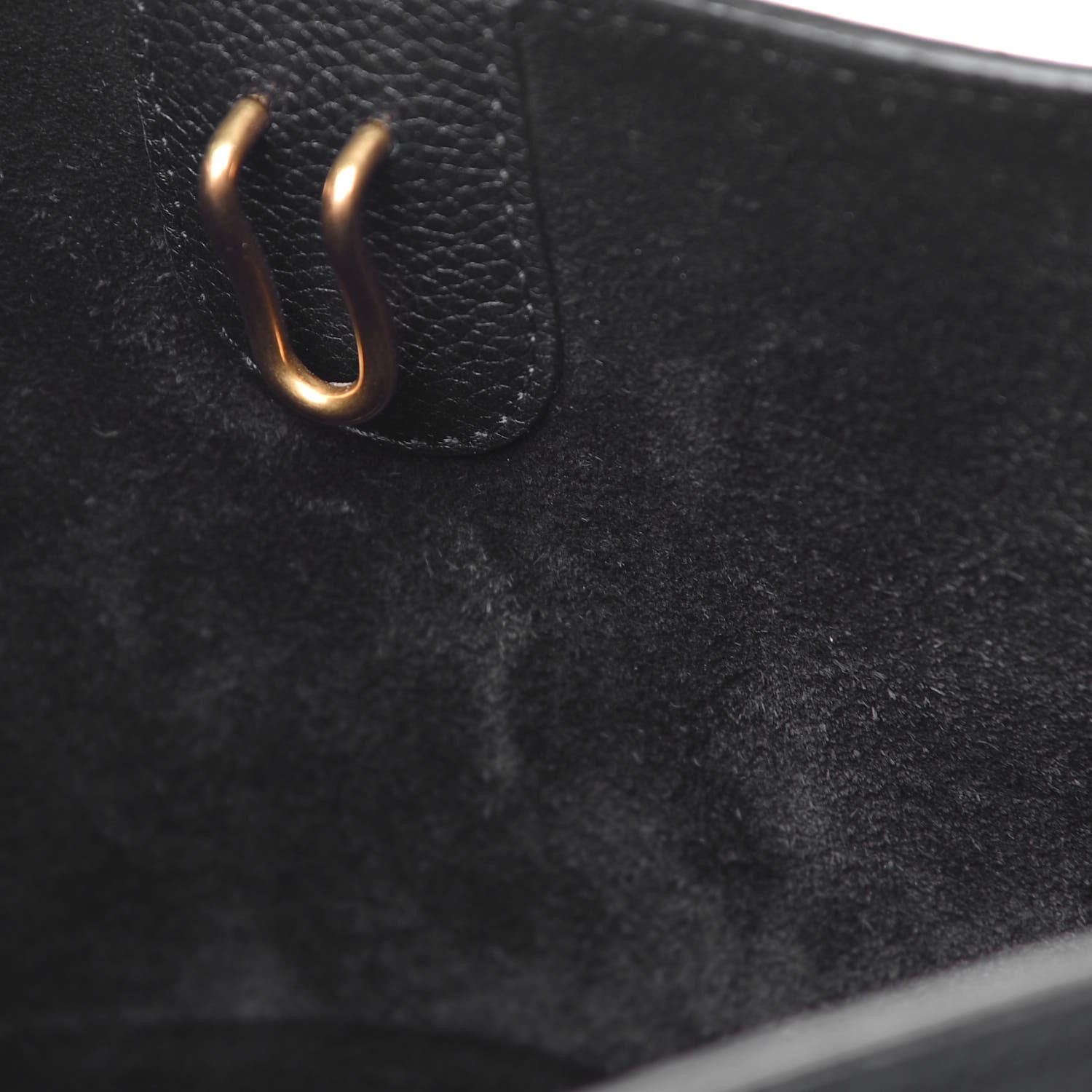 Celine Soft Grained Calfskin Small Sangle Bucket Bag Black 10 of 10