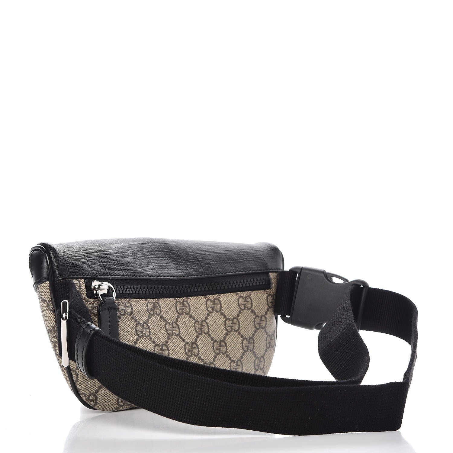Gucci GG Supreme Monogram Belt Bag Black 3 of 7