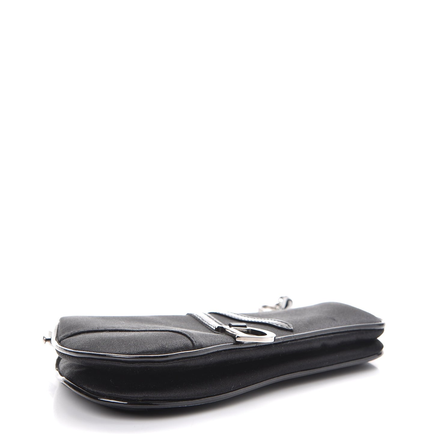 Nylon Mini Saddle Bag Black