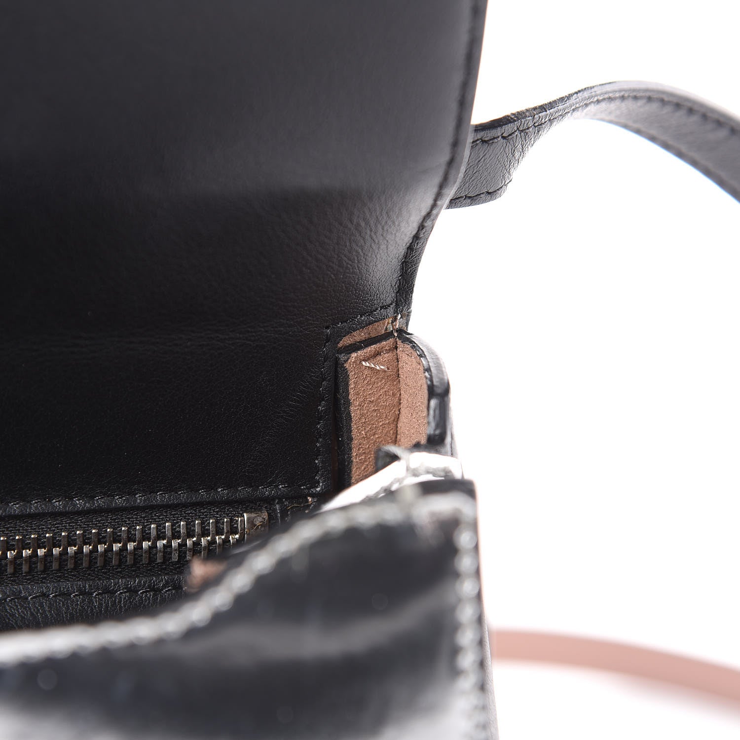 Givenchy Metallic Calfskin Mini Pandora Box Crossbody Bag Silver 10 of 16