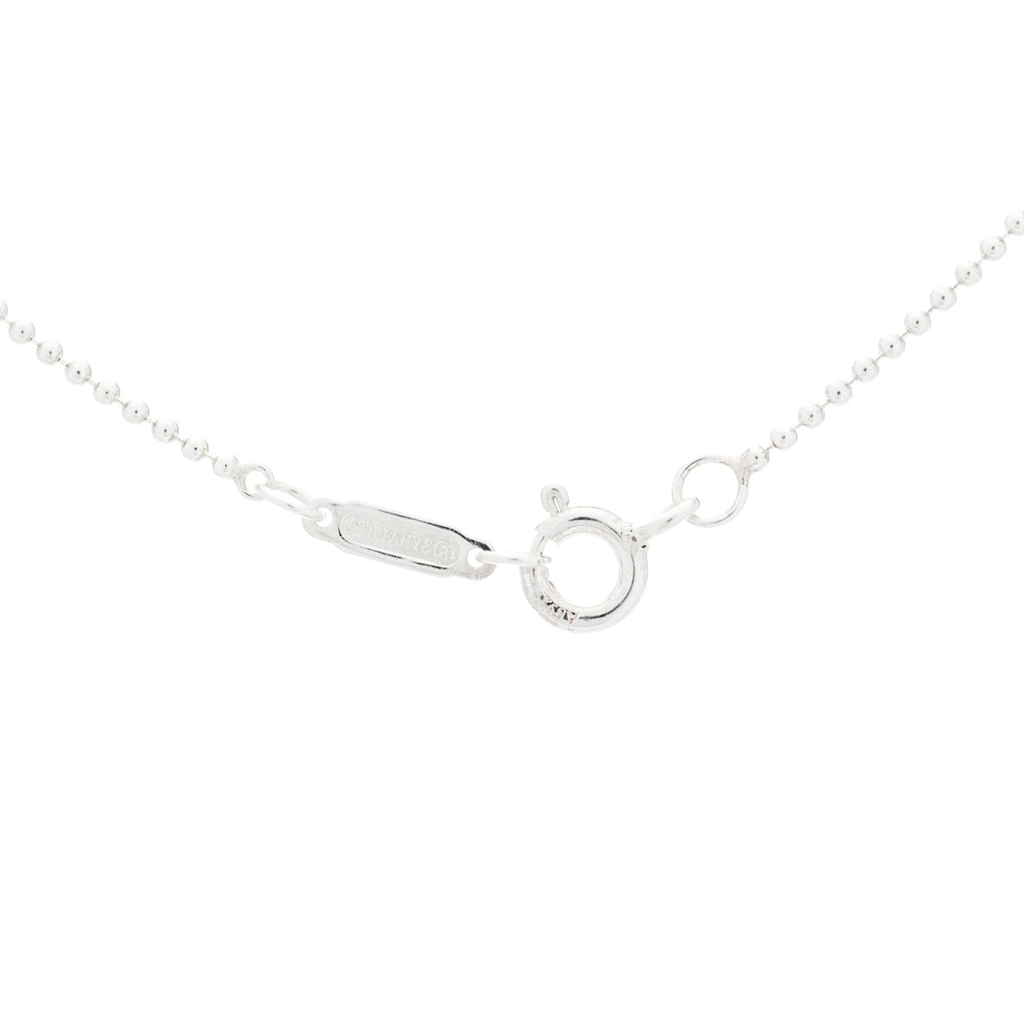 Sterling Silver 1.2mm Bead Chain Necklace 18"