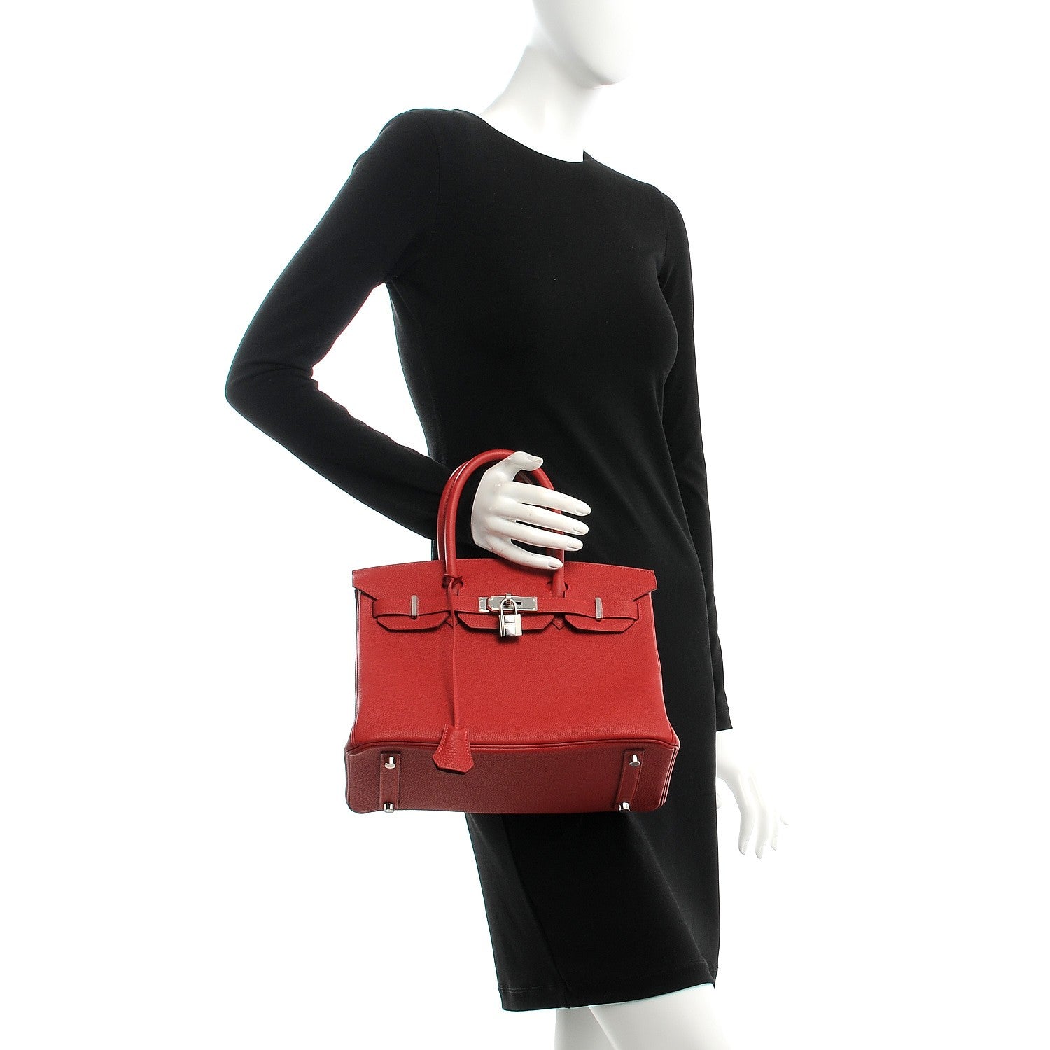 Hermes Togo Birkin 30 Rouge Vif 2 of 33