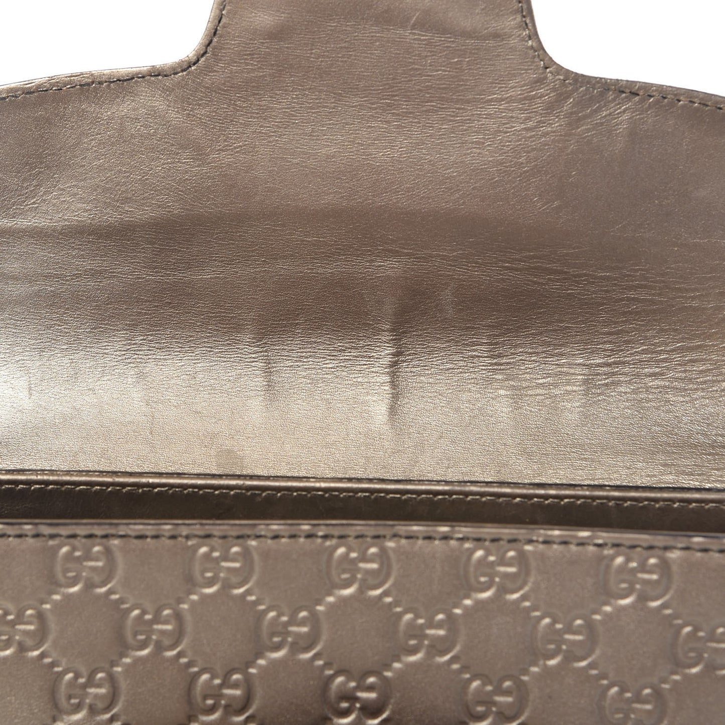 Shine Guccissima Large Emily Chain Shoulder Bag Gold