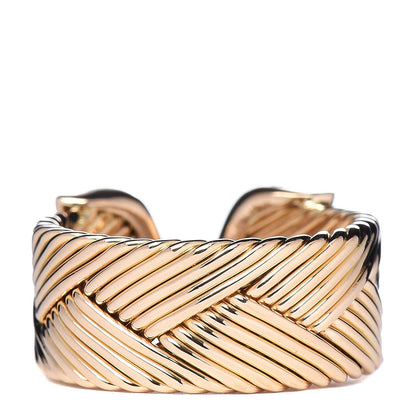 Cartier 18K Yellow Gold Diamond C De Ring 51 5.75 4 of 6