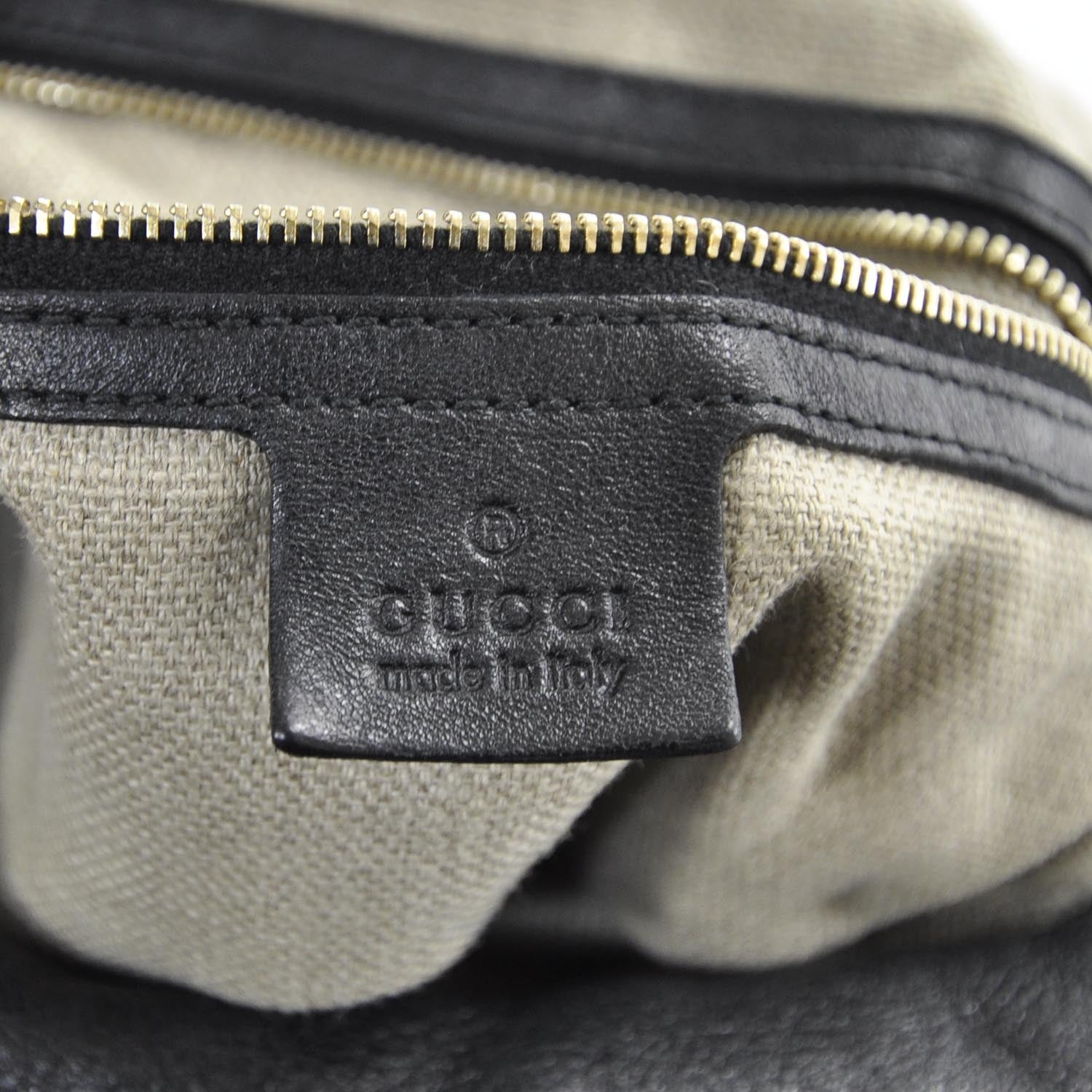 Gucci Leather Pelham Medium Hobo Black 8 of 8