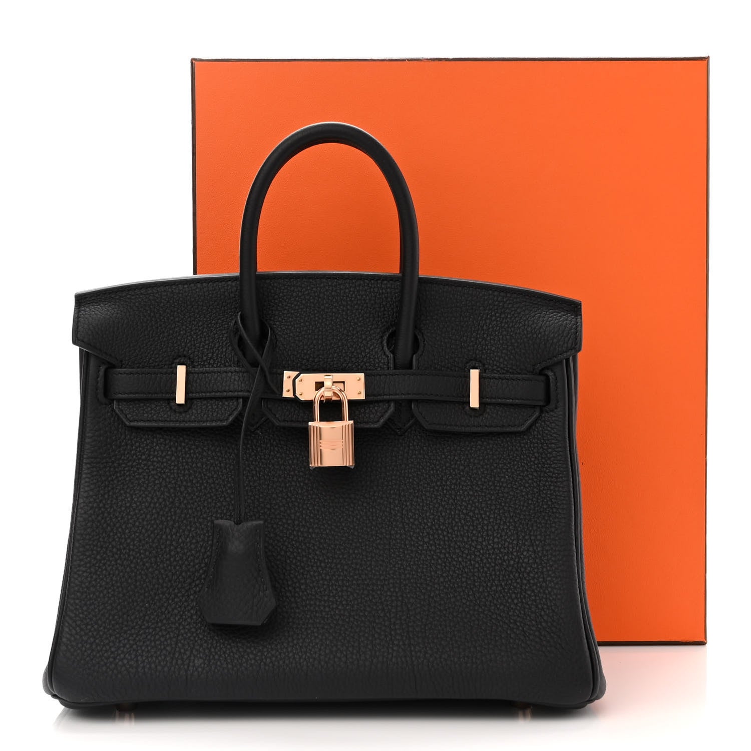 Hermes Togo Birkin 25 Black 11 of 11