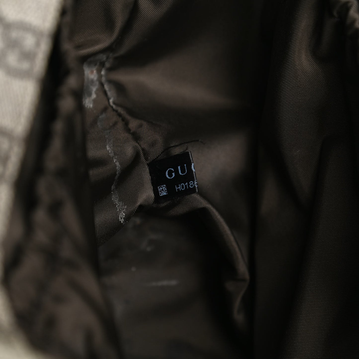 GG Plus Monogram Messenger Diaper Bag Dark Brown