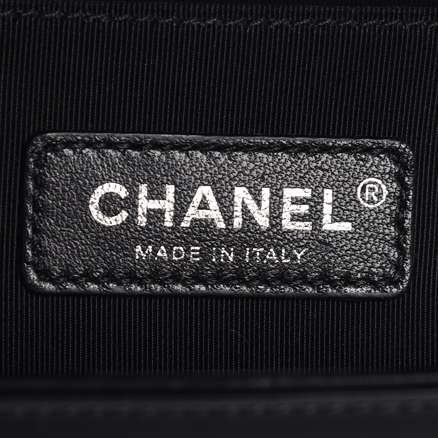 Chanel Patent Glitter PVC Chevron Quilted Medium Boy Flap Black Silver 6 of 7