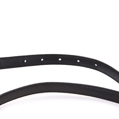Gucci Moon Calfskin Nickel Interlocking G 20mm Belt 85 34 Porcelain Light Blue 3 of 5